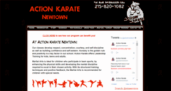 Desktop Screenshot of karatenewtown.com
